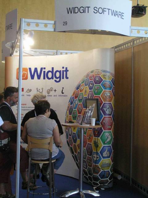 Stánek Widgit Software, našeho partnera 